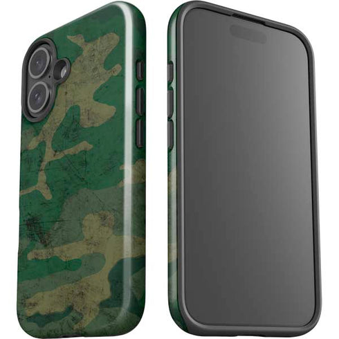 Camouflage iPhone 16 Plus Impact Case